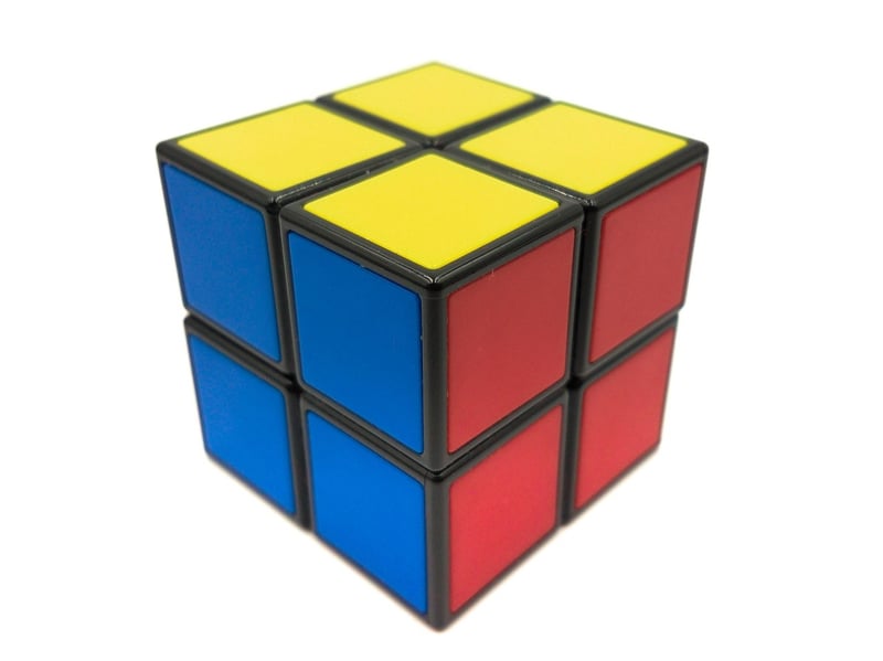 Logic Test Puzzle Cubes